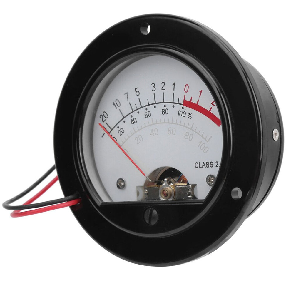 Vu Meter Retro Pointer Dial Round Backlight Vu Level Audio Meter Testing Device 9489952996783
