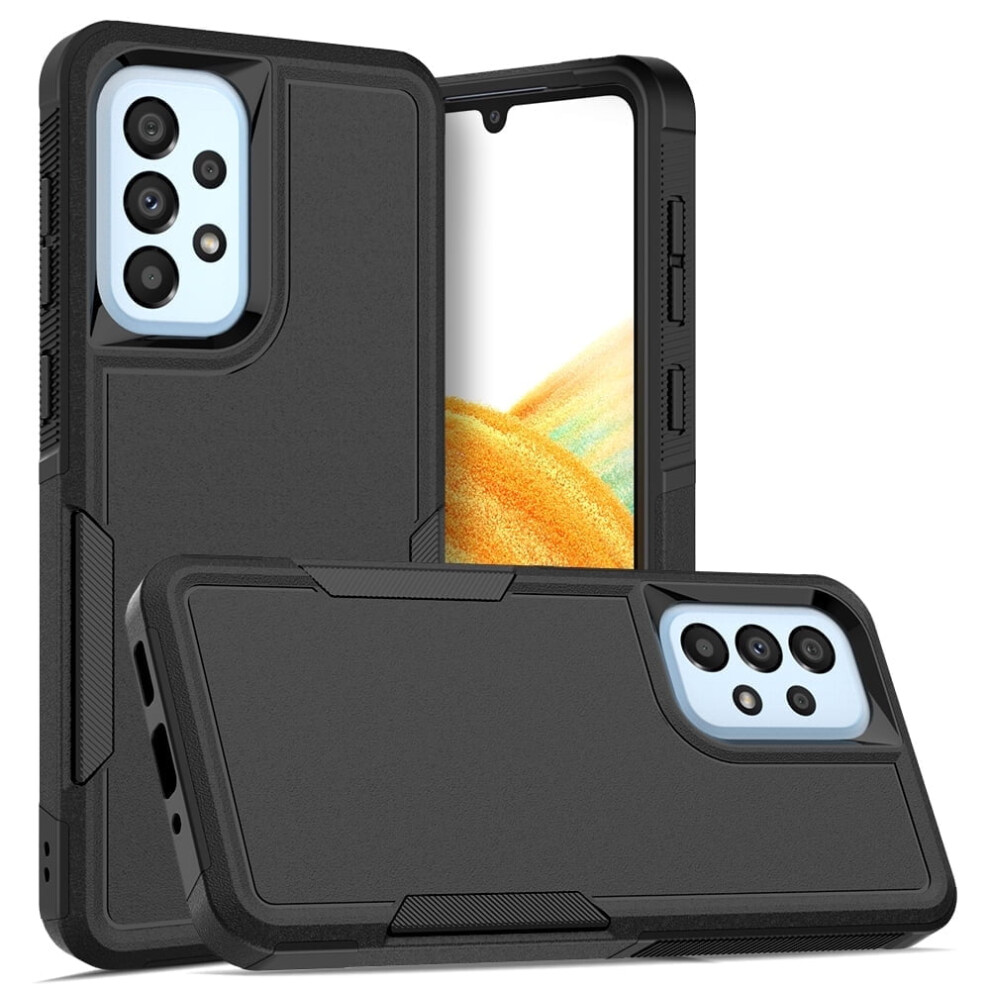 Defender Case For Compatible With Samsung Galaxy A33 5G Â Heavy Duty 1-In-1 Rugged, Dustproof, Shockproof, Non-Slip Cover Black 9489952996905
