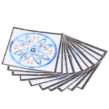 Waterproof PVC Diagonal Floor Sticker 8x8cm, DIY Home Decor