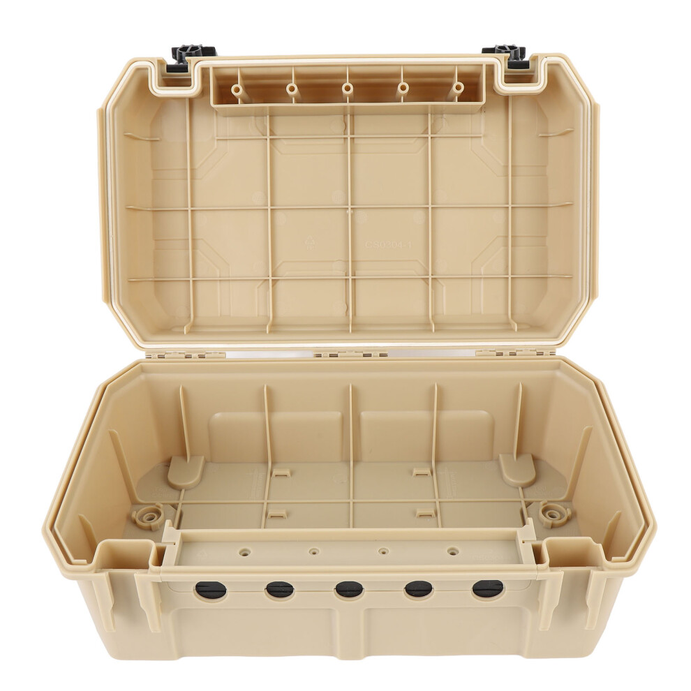 Ip54 Waterproof Square Abs Cable Junction Box, 39X12.6x19.5cm Beige 9381391812818