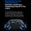 Gaming Controller Windows 7-11 Schwarz 400mAh, PC 9