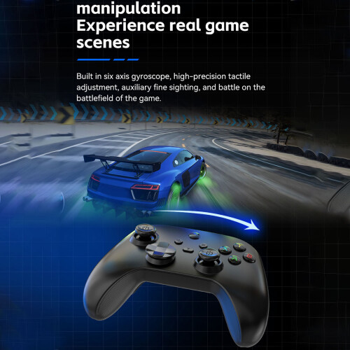 Gaming Controller Windows 7-11 Schwarz 400mAh, PC 2