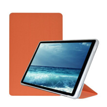 Funda de PU para Tableta Teclast P26T de 10,1 Pulgadas Cuero PU Ultrafino + Soporte de Tableta de TPU P26T Funda Protectora de 10,1 Pulgadas Naranja