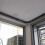 Plafondgordijnrail van aluminiumlegering, 90 cm, wit 6