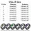 Women's frosted silk-pattern rhinestone ring 3