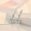 Sterling Silver Snowflake Drop Earrings 1 Pair 4
