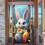 Ensemble de 4 housses de porte lapin de Pâques 35 x 78 pouces 4