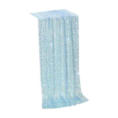 Sequin Table Runner Glitter Fabric 13x70.86 Inches 1