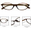 Γυαλιά ηλίου PUMIER Retro Oval για γυναίκες, κομψά, Cat Eye, δεκαετίας του '90, ελαφριά, στενά 5