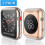 Θήκη XiHAMA2-Pack 40 χιλιοστών από μαλακή TPU για iWatch με προστατευτικό οθόνης, συμβατή με 2