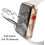 Θήκη XiHAMA2-Pack 40 χιλιοστών από μαλακή TPU για iWatch με προστατευτικό οθόνης, συμβατή με 5