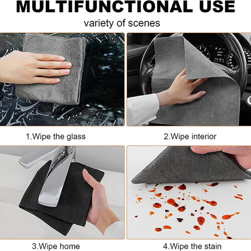 Microfiber Cleaning Cloth Reusable Nylon 4 Pack 1