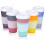 Color Changing Cups 16 oz 5-Piece Pastel Acrylic Set with 3