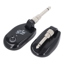 Wireless UHF Guitar Transmitter Receiver Set, 35 Channels, 30-50m