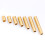Brass Running Nipple Fitting 25mm G3/4 Thread Gold 6-Pack 5