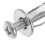 Hollow Door Anchors Silver Lantern Shape 20 Set 5