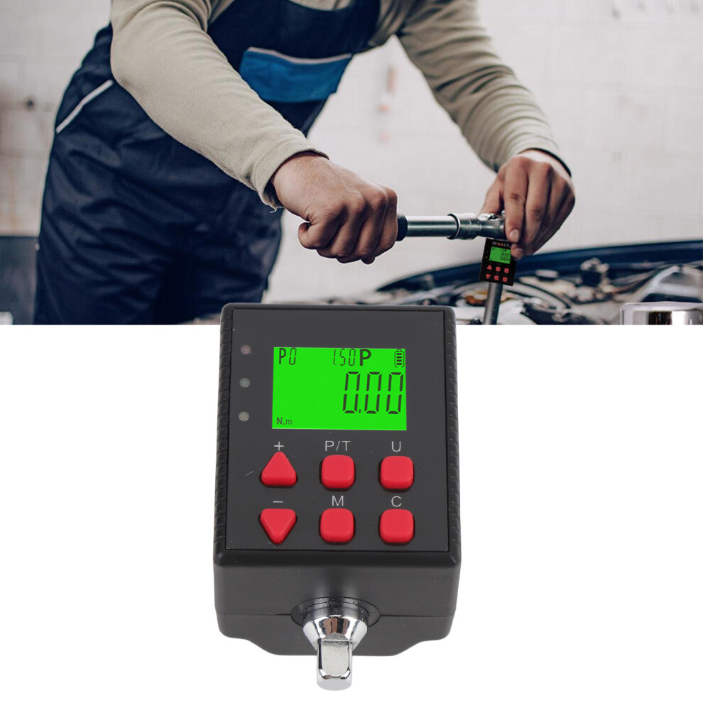 Digital Torsion Adapter 1/4" Drive 0.3-30 Nâ·m With Led & Sound Alerts 4171391815521
