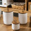 Ceramic Airtight Storage Canister Matte Black 1300ml 4
