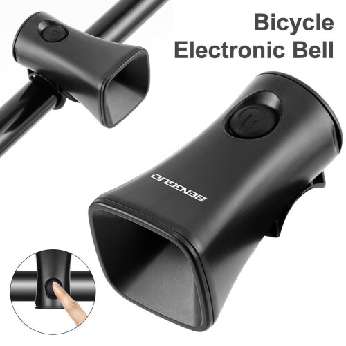 Electronic Bicycle Bell with 5 Tones, 120 dB, USB-C 2
