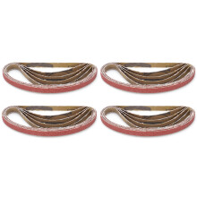 20Pcs Sandpaper Belts 330x10mm Abrasive Strips for Sander, 320#