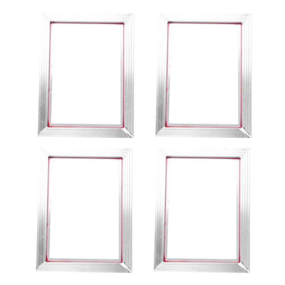 4X A3 Screen Printing Aluminum Frame 31X41cm With White 43T Silk Print 4851296916591