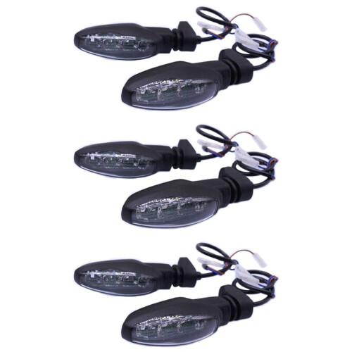 Pair Motorcycle LED Turn Signal Indicator Light Blinker Fit for 800