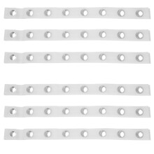 Pcs 5M Eyelet Curtain Tape 40 Rings Accessories Sewing Silver Curtai