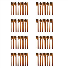 Handmade Jujube Tree Wooden Korean Dinnerware Combinations Utensil,40