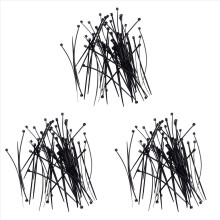 Colliers de serrage de qualité industrielle : 100 x 2,5 mm, couleur : noir, quantité : 1