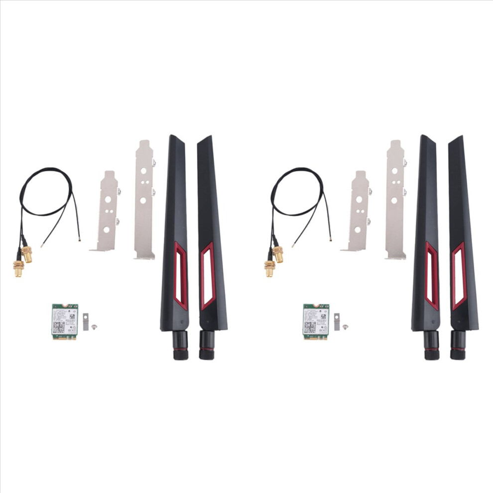 2X Wi-Fi 6E Ax210 Wireless Card 2400Mbps Bluetooth 5.2 Desktop Kit 802 4851296912715