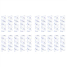 Wire Shelf Label Holders, 120 Pack Plastic Clips with Paper Removable