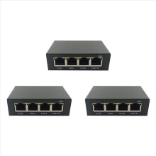 3X 4 Port Gigabit POE 100/1000M Network Switch Extender IEEE802.3Af/At