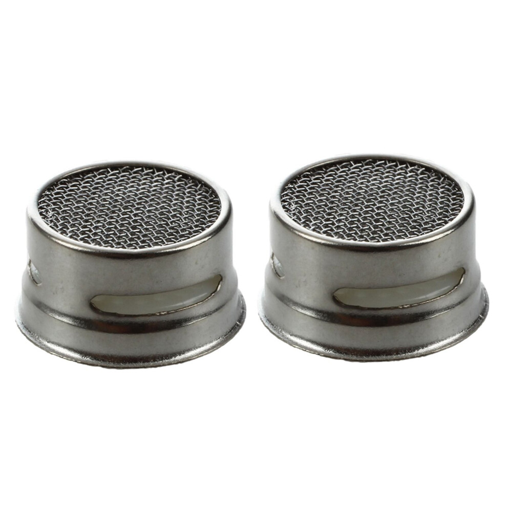 2X Kitchen/Bathroom Faucet Sprayer Strainer Tap Filter - White And Sil 4851296916775