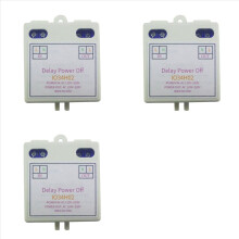 3X AC120V 220V Time Delay Relay Power on OFF Switch 1-480Min Adjustabl