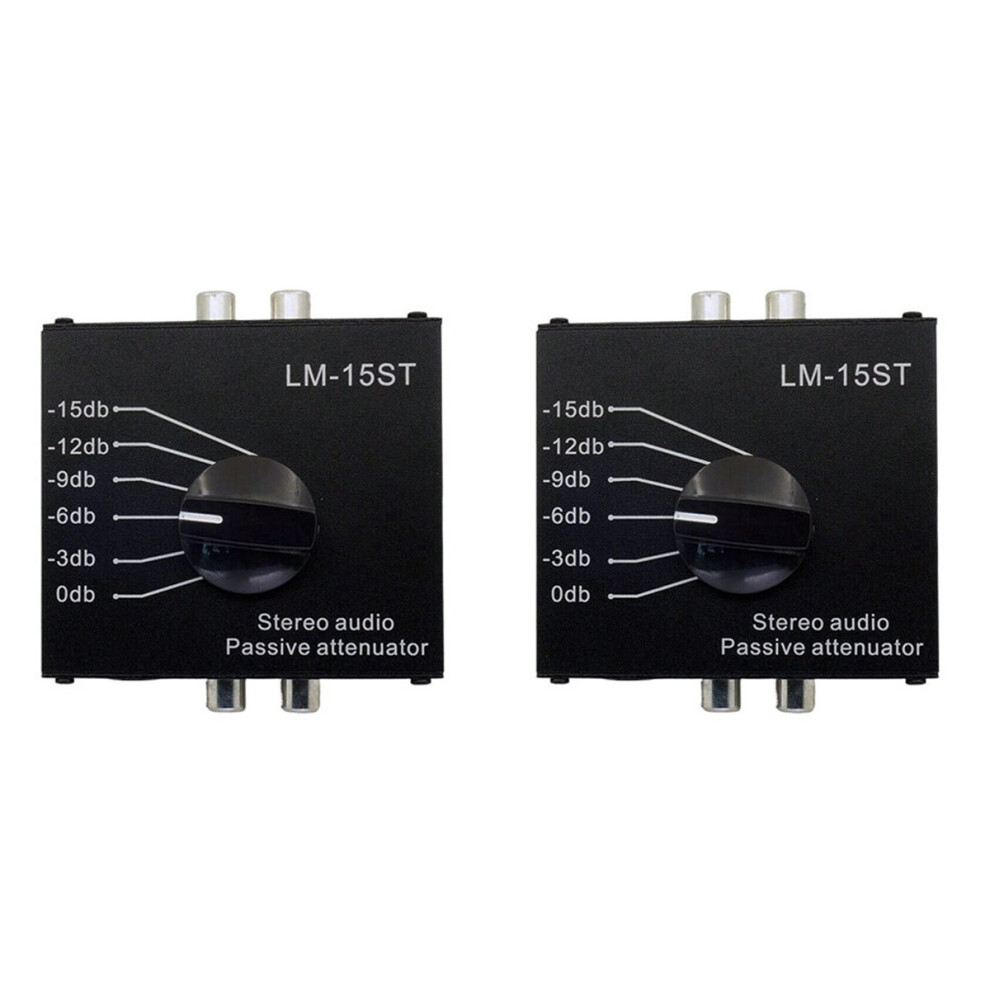 2X Passive Audio Attenuator ,Line Output Signal Sound Card, Speaker, M 4851296919615