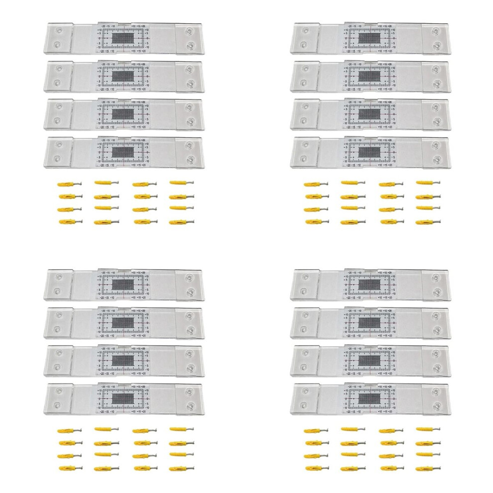 Thickness Gauge 16Pcs Crack Monitoring Record, Standard Tell-Tale Moni 4851296919585