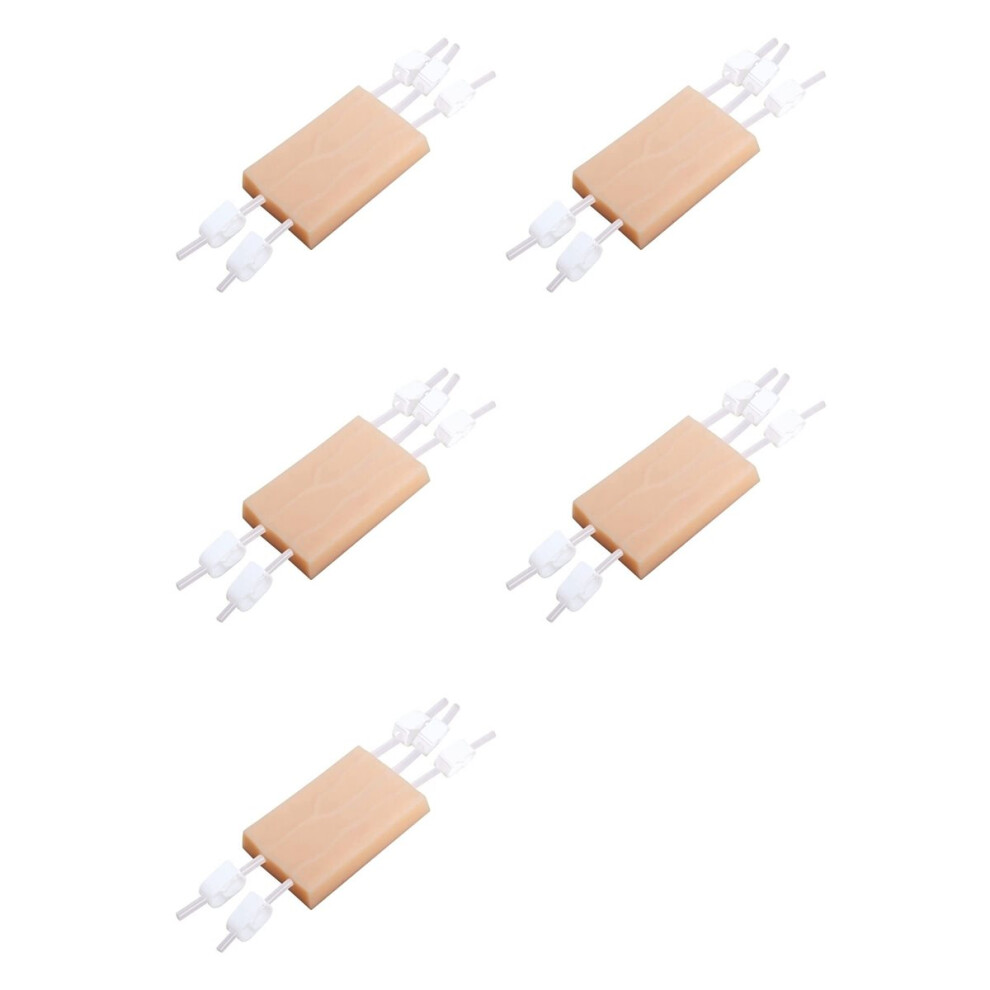 5X Iv Injection Training Pad Model,Silicone Human Simulated Skin Pract 4851296919462