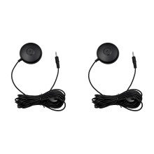 2 unidades de microfone de calibração com plugue de 3,5 mm para laptop e