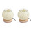 2X Aroma Electric Wax MeltBurner 3D Lamp Αιθέριο Έλαιο Καυστήρα Φως Ar 1