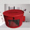 2X Hat Box Organizer Round Travel Boxes Foldable Storage Bag with Dust 1