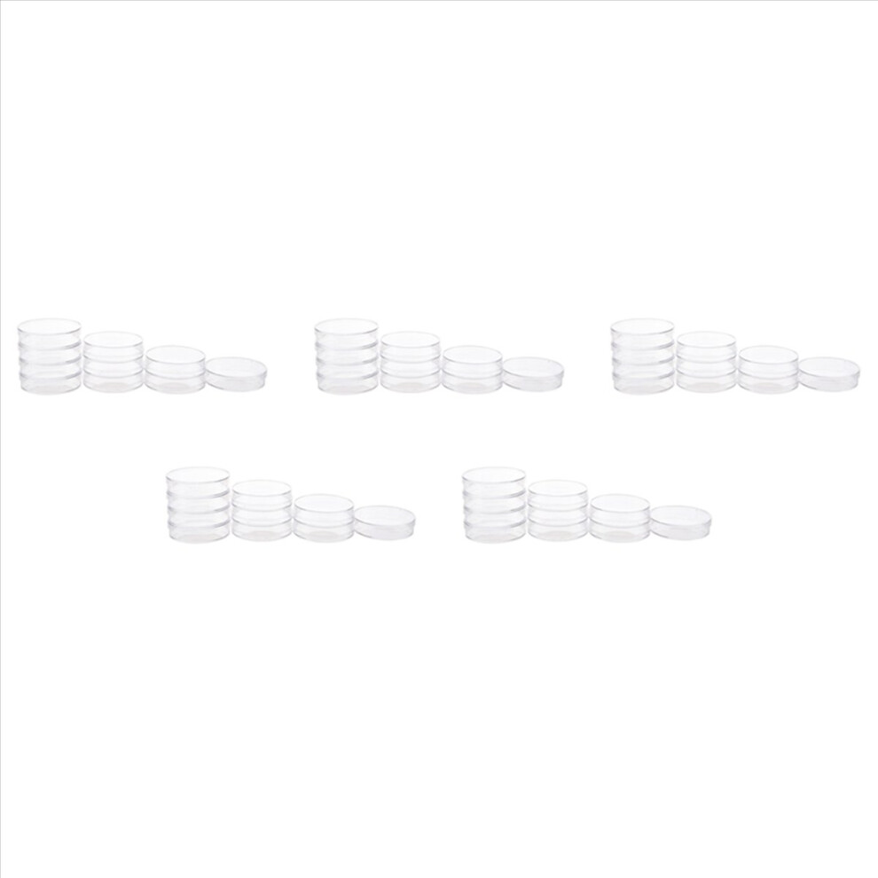 50Pcs Sterile Petri Dishes W/Lids For Lab Plate Bacterial 55Mm X 15Mm 4851296925456
