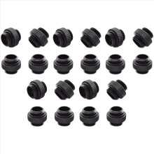 20-Pack G1/4 Inch 5mm Male to Connector with Sealed O-Ring for PC Wate