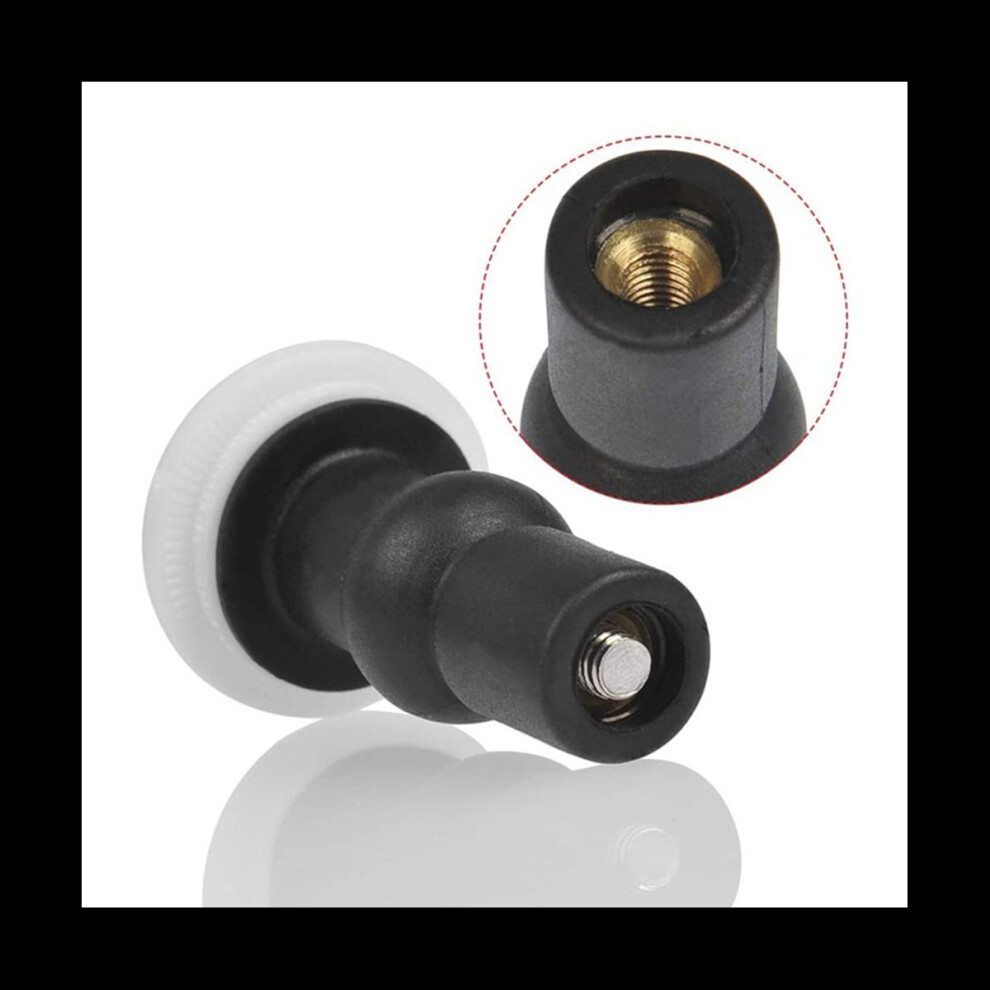 6X Toilet Seat Screws,Universal Expanding Rubber Screw Top Fixing Hing 4851296924084