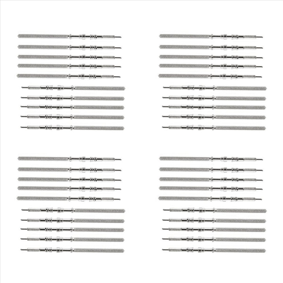 40Pcs Movement Watch Steel Stem Crown Kit Of Parts Nh35 Nh36 Nh38 Nh39 4851296923230