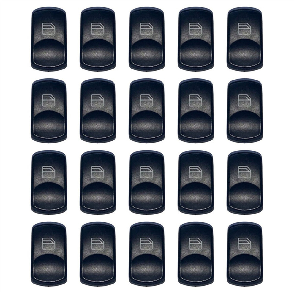 20X For Sprinter W906 Window Switch Button Cover Front Left (Passenger Black 4851296922899
