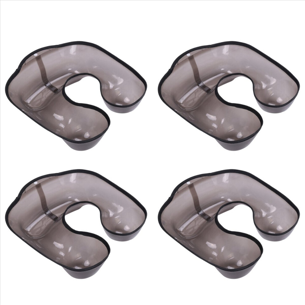 Photos - Razor / Razor Blade 4X Salon Hairdressing Neck Tray Perm Container Shaped Shoulder Hair Cl