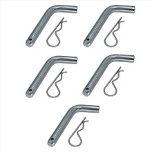5X Trailer Hitch Pin and Clip 5/8-Inch Diameter Heavy Duty for 2 Inch