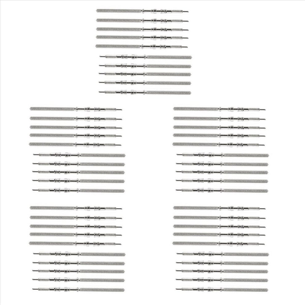 50Pcs Movement Watch Steel Stem Crown Kit Of Parts Nh35 Nh36 Nh38 Nh39 4851296921731