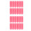 24 Pcs Pink Plastic DIY Hair Styling Roller Curlers Clips 1