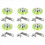 6pcs 200mm Aluminum Polyurethane Industrial Encoder Wheel Measuring wi 1